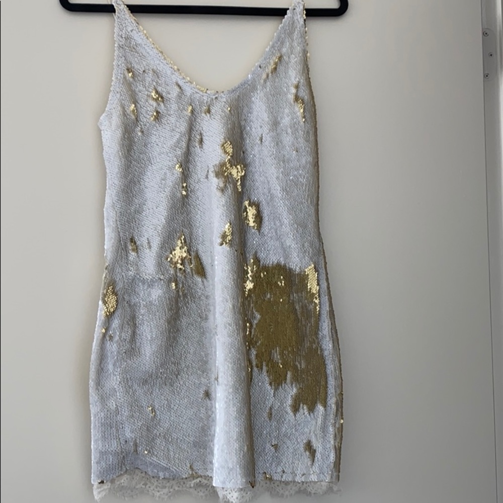 Free people mini sequin dress